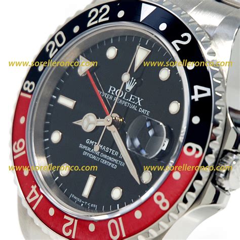 rolex quadrante nero e rosso